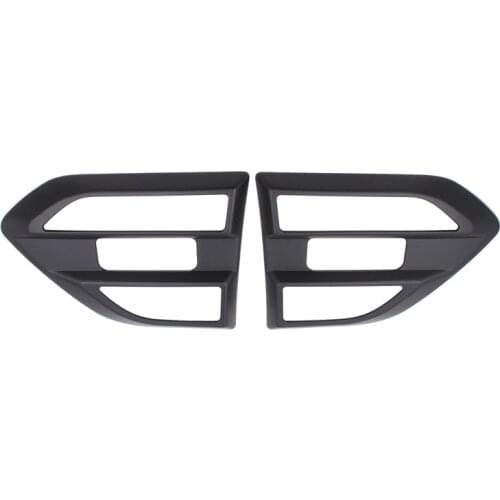 Side Vent Cover Side Wind Lamp Cover ABS Black Matte Decoration Protection Accessories For Ford Ranger T7 T8 2015-2019 4x4 Parts