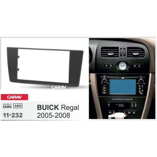CARAV 11-232 Top Quality Radio Fascia for BUICK Regal 2005-2008 Stereo Fascia Dash CD Trim Installation Kit