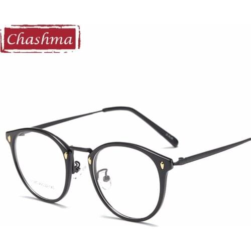 Chashma Brand New Arriving Glass Women Round Glasses Men Optical Eyeglass Retro Glasses Female Frame Eyeglasses Frame