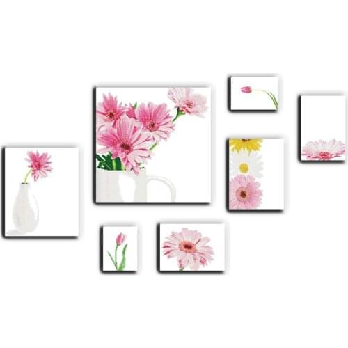 Blossom age (septuplicate) stamped cross stitch kit Needlework, DIY 14CT Printed flower cross stitch pattern kits Embroidery set