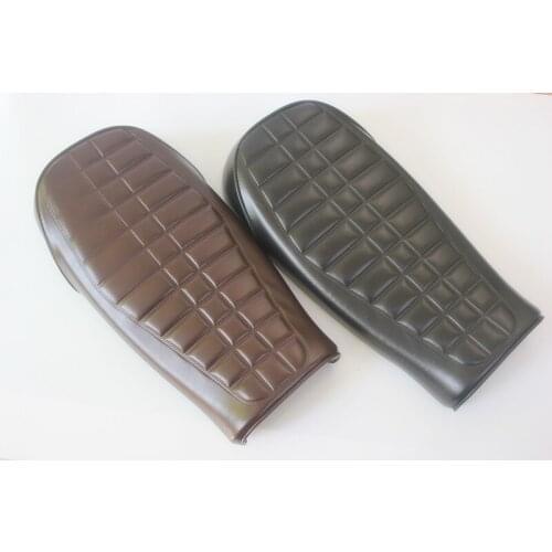 2 KIND COLOUR CHOOSE RACER SEAT HUMP MASH CAFE RETRO LOCOMOTIVE CUSHION SADDLE BLACK BROWN MOTORCYCLE CAFE SEAT RACER SEAT