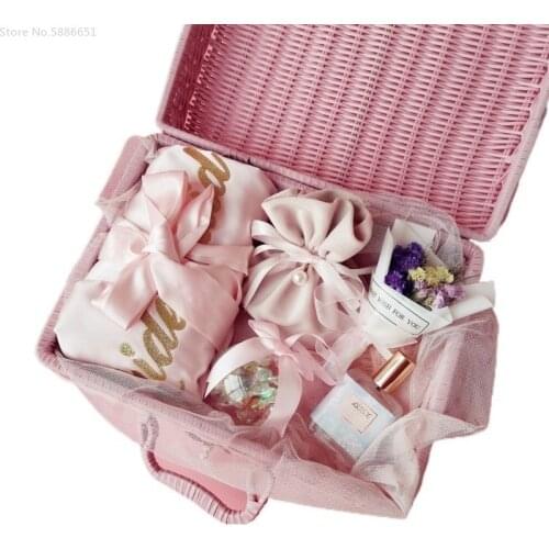 Pastoral Style Morning Robe Companion Gift Bridesmaid Sisters Girlfriends Creative Practical Romantic Gift Box