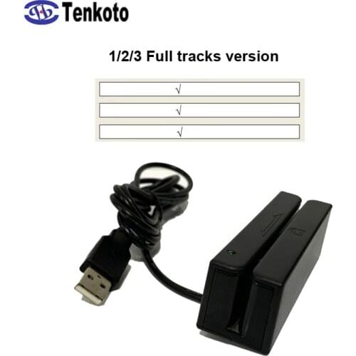 Shop Global High And Low Type Card Portable Bank USB Full Track Magnetic Card Reader Access Control