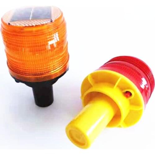 Solar warning light road cone strobe light solar flashing roadblock indicator light traffic and road maritime fishing boat