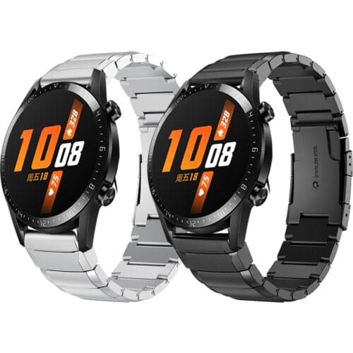Watch Accessories Band for HUAWEI WATCH GT 2 46mm 42mm Smartwatch Metal Stainless Steel Strap For HONOR Magic Bracelet Watchband