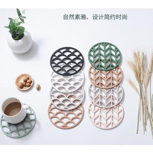 Silica Gel Thermal Insulation Cushion With High Temperature Resistance Slip-proof And Iron-proof Bowl Plate Cup