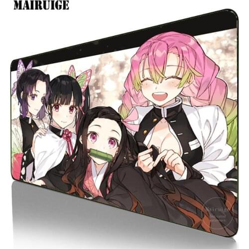 XXL Anime Demon Slayer Kimetsu No Yaiba 400*900MM Mouse Pad Table Mats Desk Pad Mouse Mat Mousepad Rubber Mat for Computer Table