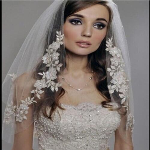 YCDDYSM Wedding Short Veils