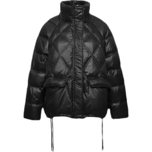 2021 Winter Clothes Women Autumn 90% White Duck Down Coats Famale New Short Korean Style Jackets for Ladies Abrigo Mujer SQQ155