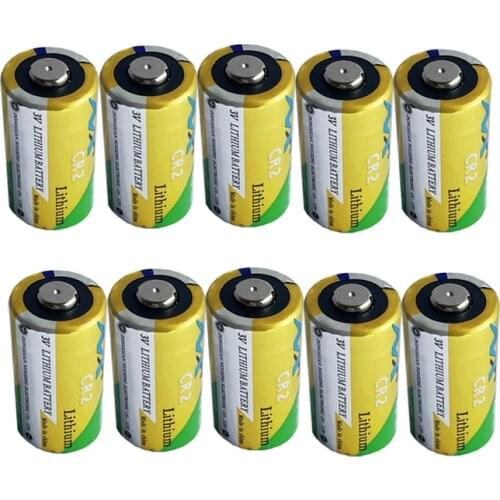 10PCS CR2 CR15H270 CR15270 5046LC KCR2 3V Lithium Battery For Camera Rangefinder Alarm Servo Motor Dry Primary Battery