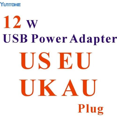 100pcs/lot* Real 2.4A 12W US AU UK EU Plug AC Wall Charger Usb Power Adapter for New IPad Air 5 6 for IPhone with Retail Box