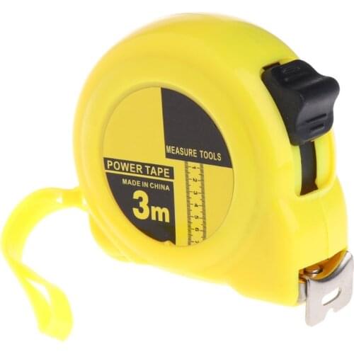 3m 5m Retractable Stainless Steel Tape Measure Ruler Measuring Metric Tape Rule