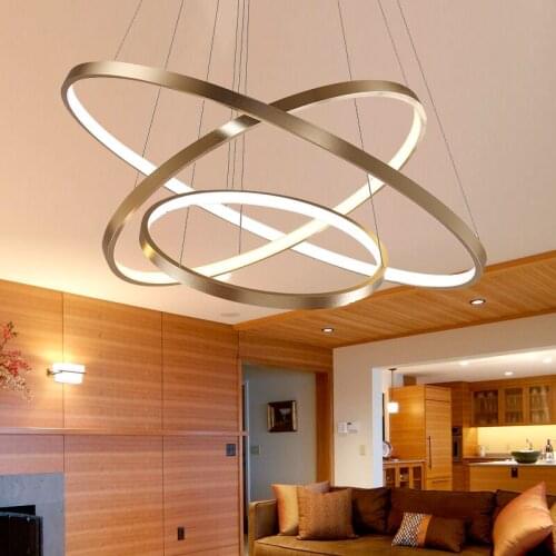 40cm 60cm 80cm Modern Led Ceiling Lights For Living Room Acrylic Stainless Ceiling Lamp Lustre Lamparas De Techo Bar Home Li