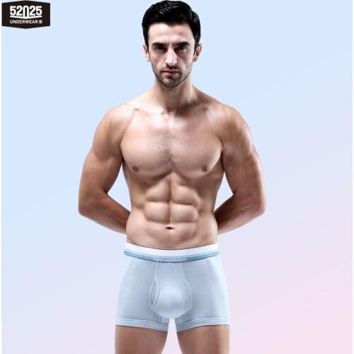 52025 Men Boxers Underwear Comfortable Eco-friendly Breathable Masculine Undies Premium Modal Trunks Boxers Men Underwear Sexy