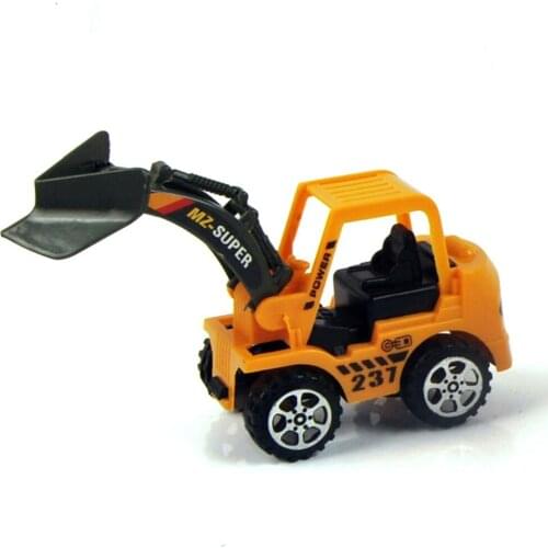 6x Kids Children Plastic Small Vehicles Model Engineering Construction Car Toys