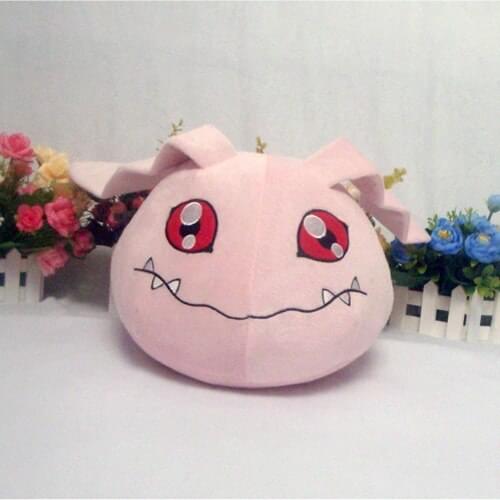 Digital Monster Digimon Koromon Anime Cosplay Pink Cute Toy Stuffed & Plush Cartoon Doll