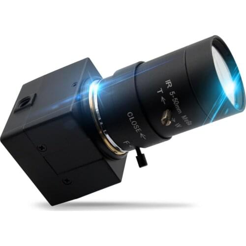 ELP FUll HD 1080P CCTV 5-50mm Varifocal lens 1/2.7" CMOS OV2710 High resolution UVC Mini USB Webcam Camera for Video Conference