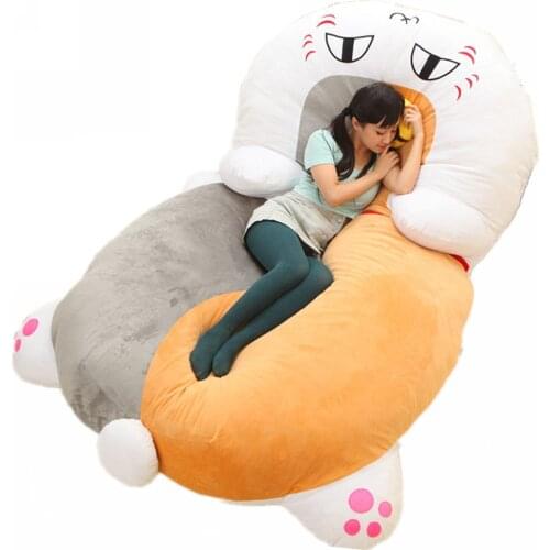Fancytrader Giant Plush Stuffed Nyanko-sensei Cat Sofa Bed Tatami Sleeping Bag Great Novelty Gift 210cm X 150cm FT50671