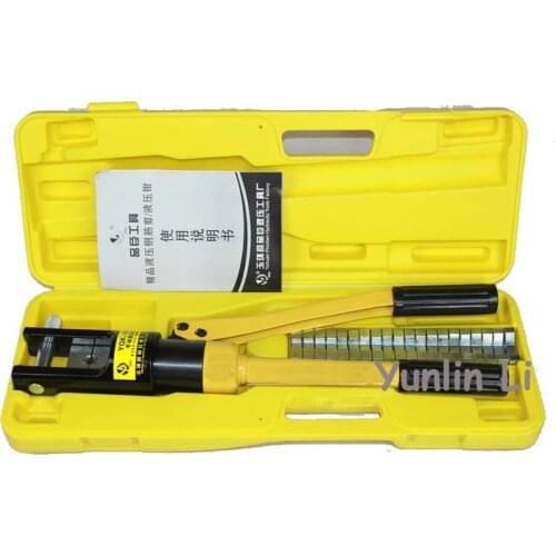 Hydraulic Cable Lug Crimper Crimping Tool 10-300mm2 Electrical Battery Terminal Cable Wire Tool Kit Wire YQK-300