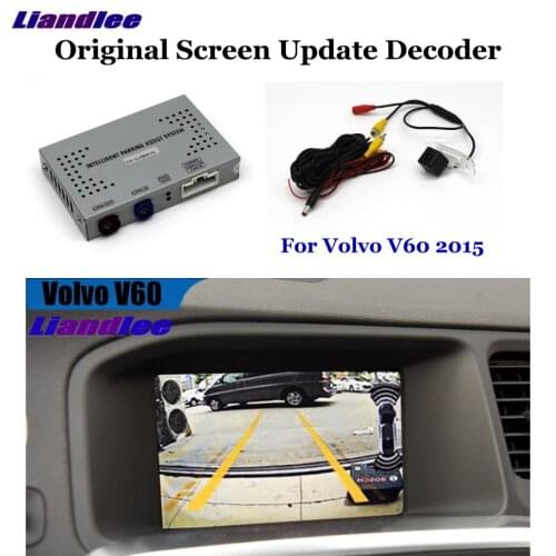 Car Rear View Rearview Backup Camera For Volvo V60 2015-2020 Reverse Reversing Parking Camera Full HD CCD Decoder Accessories