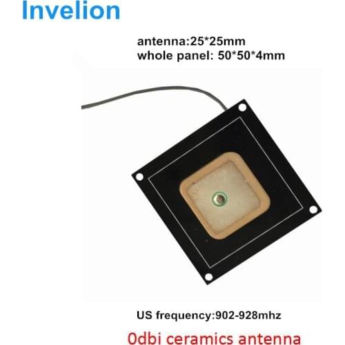 Micro 0dbi uhf rfid ceramics antenna High quality 5cm-2M read range sma/ipex small rfid antenna for embedded Android module