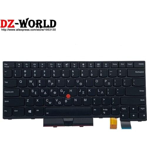 New Original GRK Greece Backlit Keyboard for Lenovo Thinkpad T470 A475 T480 A485 Laptop Teclado 01HX432 01HX472 01HX512