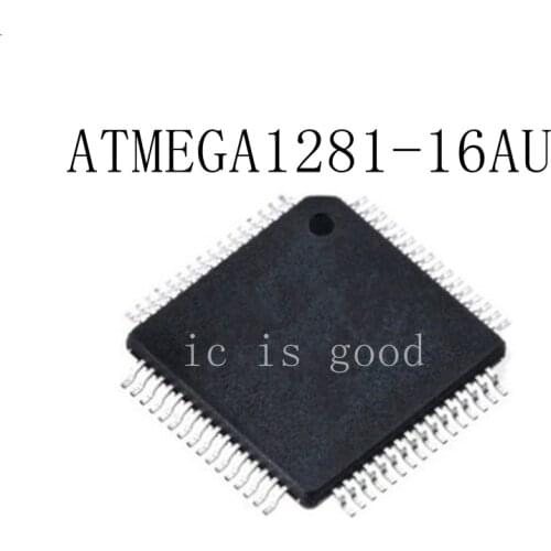 2PCS 5PCS ATMEGA1281 ATMEGA1281-16AU QFP64