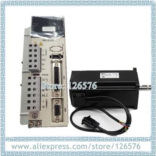 Leadshine 3 phase hybrid easy servo motor 8N.m 863HSM80H-E5Z + H2-2206 180-230VAC 6A Driver