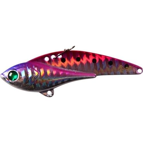 LUTAC Hot Sale 70mm 21g Metal Vibe Wholewater Hard Lure Sinking Lure Viberation