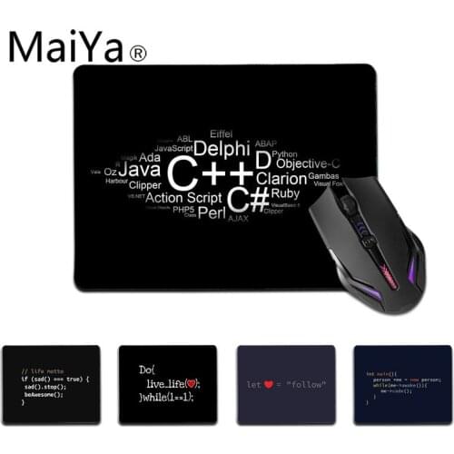 Maiya Top Quality Program Code Customized MousePads Computer Laptop Anime Mouse Mat Top Selling Wholesale Gaming Pad mouse