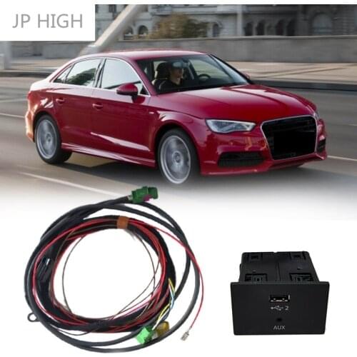 MIB 2 CarPlay MDI USB AUX Plug Socket Switch Button for- A3 8V Q2 -2019 8V0035708