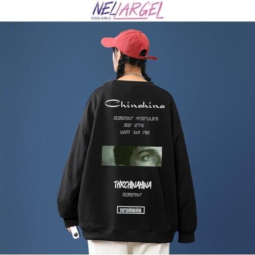 NELLARGEL Women Harajuku Y2k Vintage Winter Hoodies 2021 Female Japanese Streetwear Baggy Sweatshirts Girl Korean Fashion Hoodie