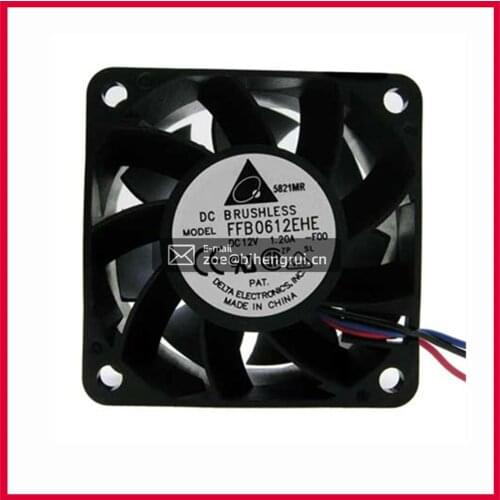 Delta DELTA FFB0612EHE 60386CM 12V 1.20A Dual Ball Violent Heat Dissipating Fan