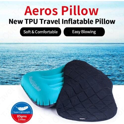 Portable Inflatable Pillow Travel Ultralight Air Pillow Neck Pillow Camping Sleeping Gear Fast Use Outdoor