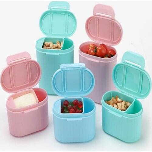 Portable Food Baby Sealed Baby Milk Powder Box Baby Milk Powder Container Portable Children Food Storage Box