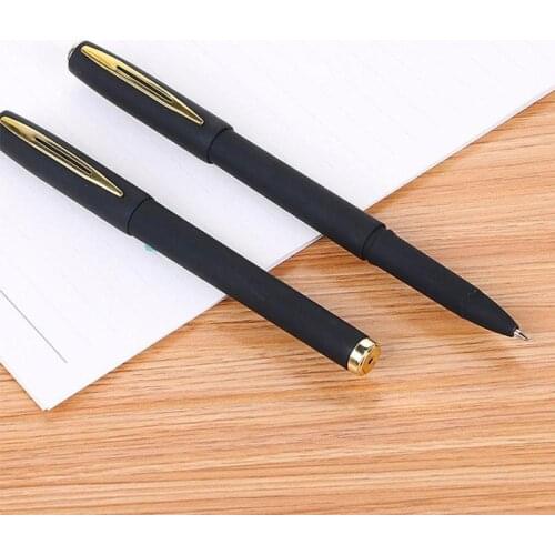 1Pcs Matte Gel Pens Black Ink 0.5mm Large Capacity Ink Gel Pen School Office Supplies