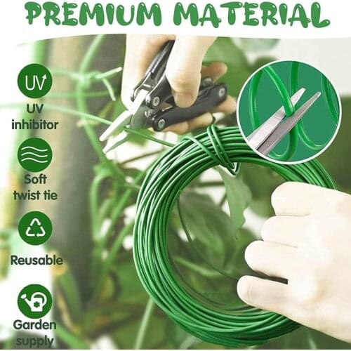 15m/roll Garden Wire Garden Strapping Flowers And Plants Climbing Cane Fixed Line Plant Holding Branch Wire Garden Tools