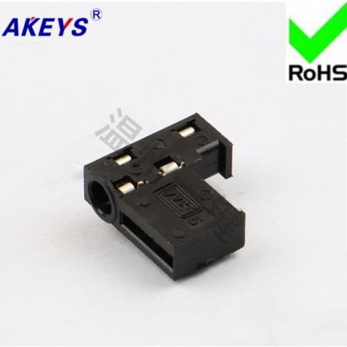 10 pcs PJ-347A headphone socket 3.5 pins 8 pins 2 fixed pins 3.5MM socket mother socket power socket