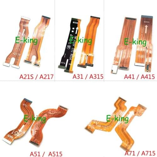 10PCS For Samsung A21S A31 A41 A51 A71 M21 M31 M31S M51 Main Board Mainboard Connector USB Charging LCD Display Flex Cable