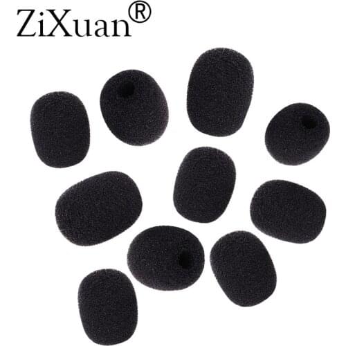10 pcs /lot Foam Microphone Windscreen mic sponge cover 6mm inner diameter & 17mm inner length