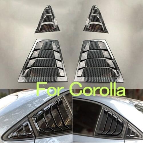 2/4 Pieces New Brand For Toyota Corolla 2019 2020 Car Side Window Triangle Shutter Rear Sunshade Blinder Shutters