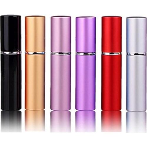 5ml Refillable Perfume Bottle Cosmetic Spray Bottle Travel Portable Mini Refillable Perfume Atomizer Empty Glass Spray Bottle