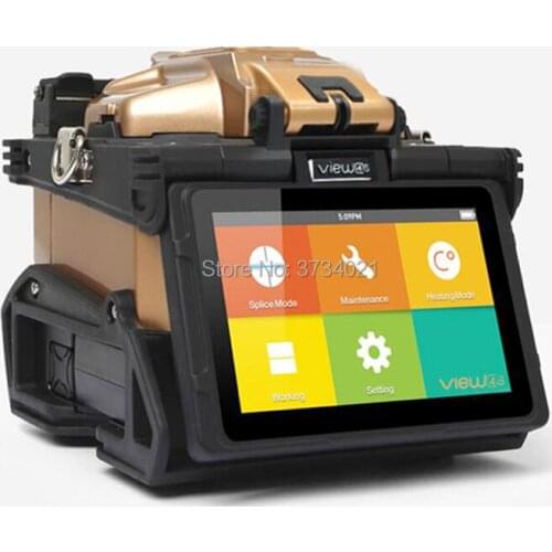 Fiber Fusion splicing machine View4s Fiber Optic Fusion Splicer View4s FTTH Optical Fiber Fusion Splicer English menu
