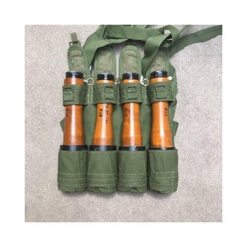 Cast iron wooden handle grenade film model props, grenade bag, military fan collection, souvenirs, creative personality gifts