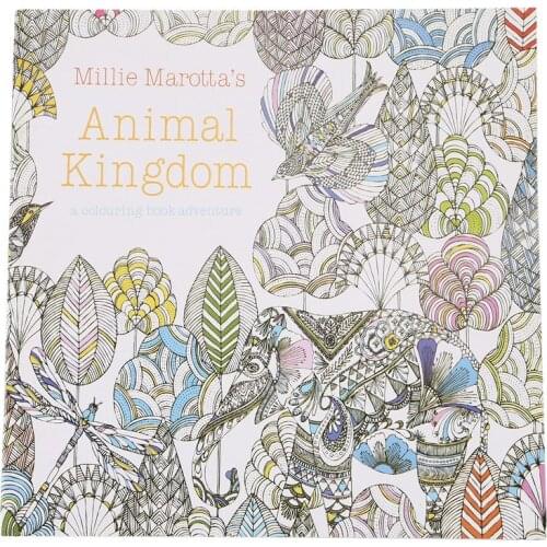 Children Adult Animal King Treasure Hunt Coloring Painting Book