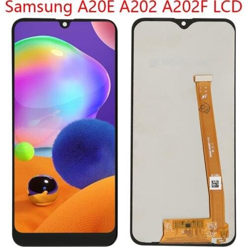 Suitable for Samsung Galaxy A20e A202 A202F A202DS display touch screen digitizer assembly A202 A202F/DS A20e LCD