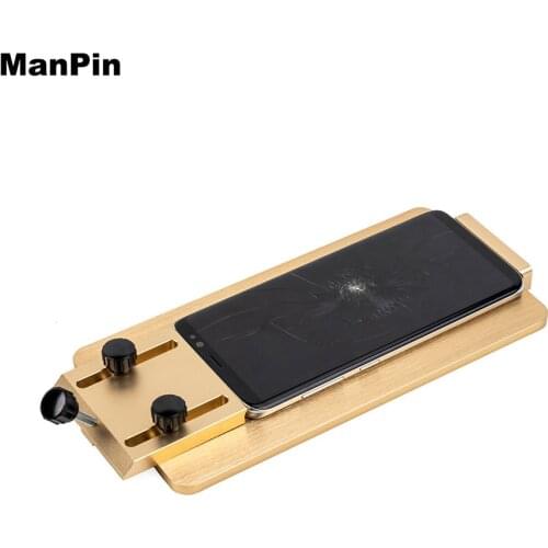 Curved Screen Panel Glass Separating Mold Rotatable LCD Screen Glue Clean Fixture Holder Mobile Phone Repair Tools for Samsung