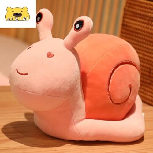 Kawaii Pillows Snails Plush Toys Stuffed Animals Pillow Soft Snail Dolls Sofa Cushion Cute Birthday Gift for Girls Anime Plush