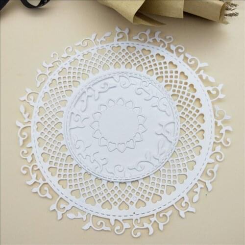 Circular flower lace dies new 2019 cutting dies for DIY Scrapbooking Embossing Cards Tool Decorative Crafts Die Cuts