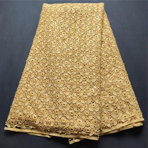 African lace fabric 2021 high quality Guipure lace fabric Latest French Cord lace fabric for Wedding 5 Yards JL027